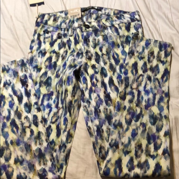 Big Star Watercolor Leopard Jeans NWT - Picture 7 of 7